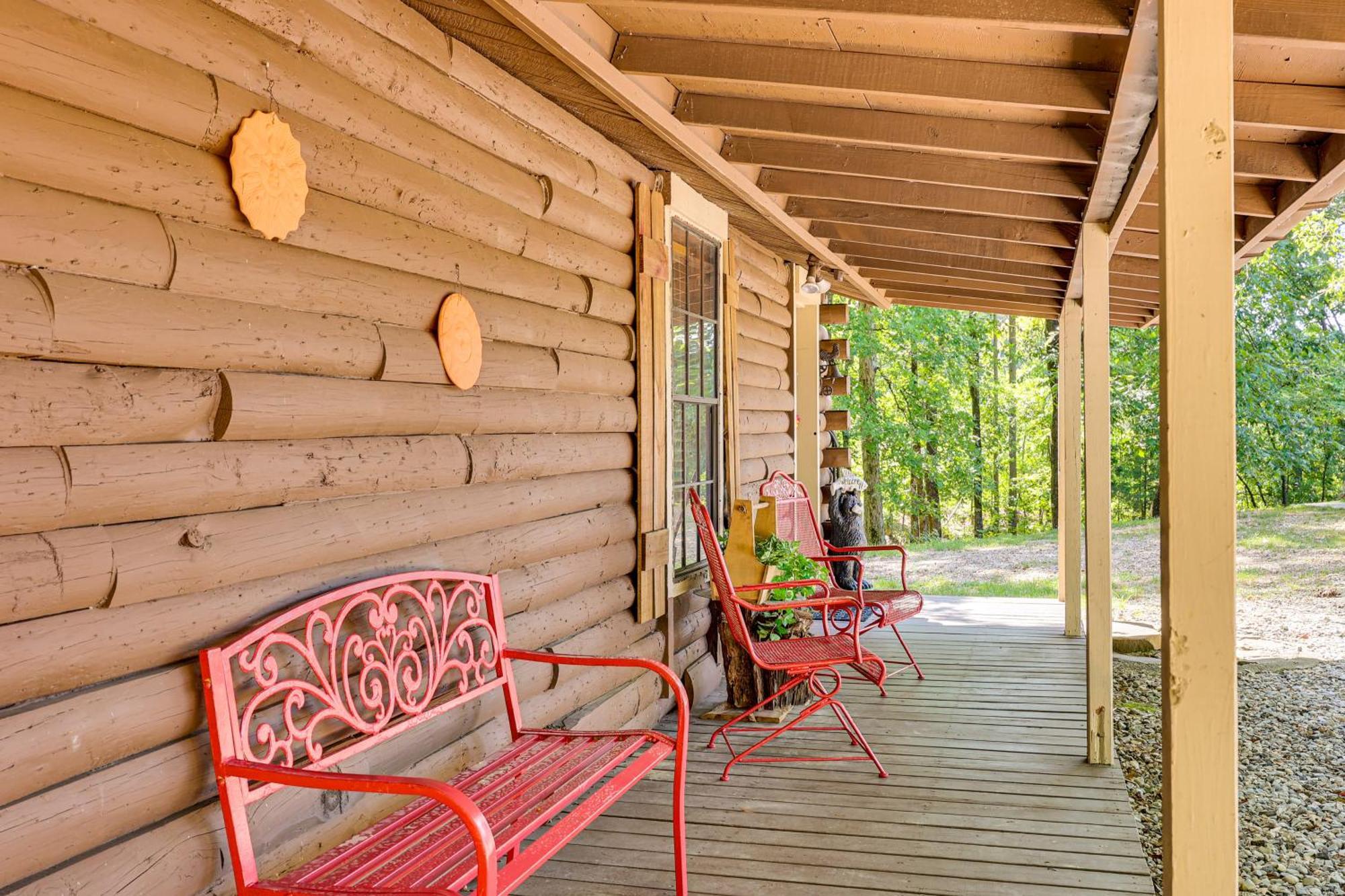 Arkansas Log Cabin Rental Near Lake Greeson! Mount Moriah Exterior foto