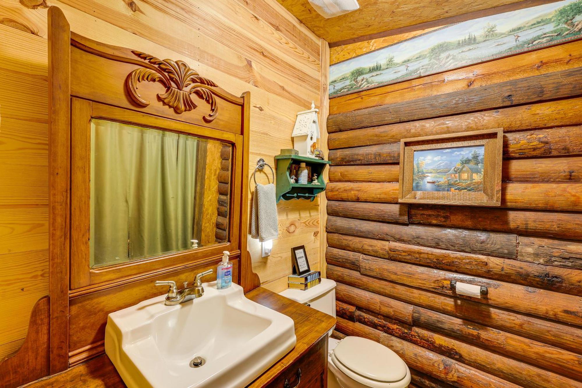 Arkansas Log Cabin Rental Near Lake Greeson! Mount Moriah Exterior foto
