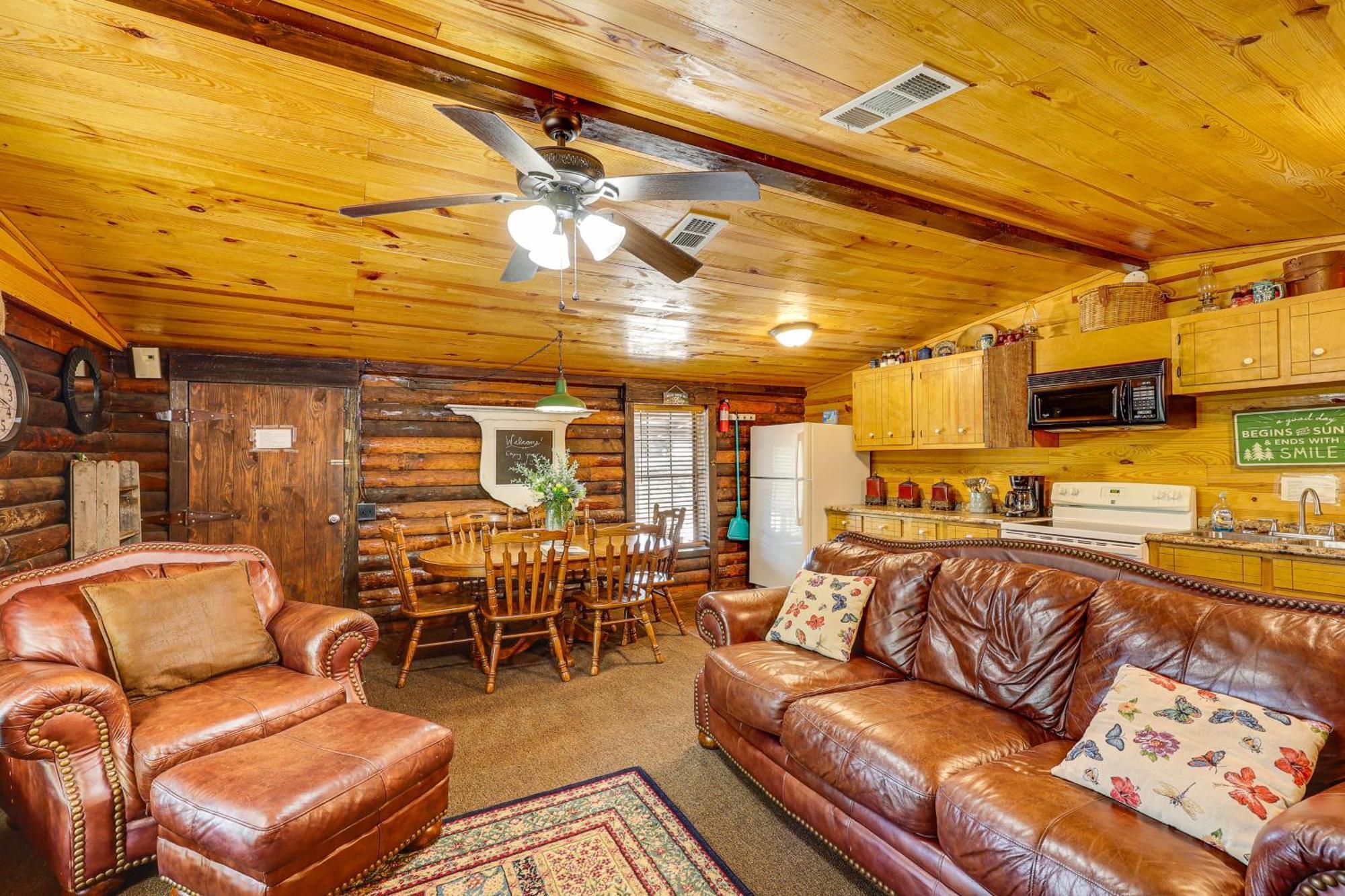 Arkansas Log Cabin Rental Near Lake Greeson! Mount Moriah Exterior foto